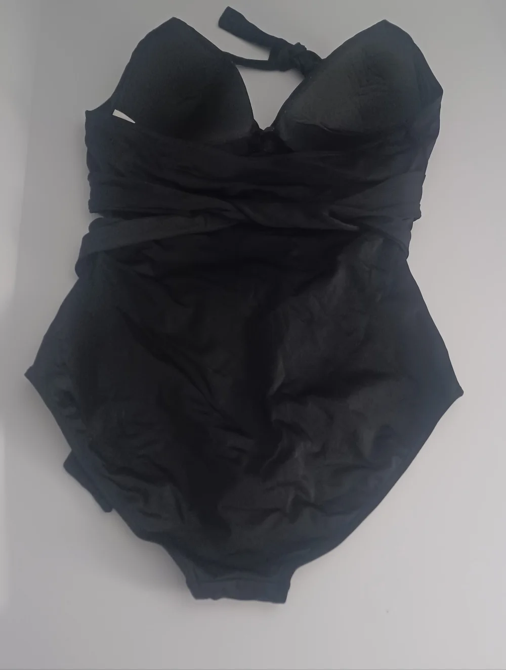 Swimsuits For All 1pc Swimsuit Sz 16 Wrap Top Belted Look
